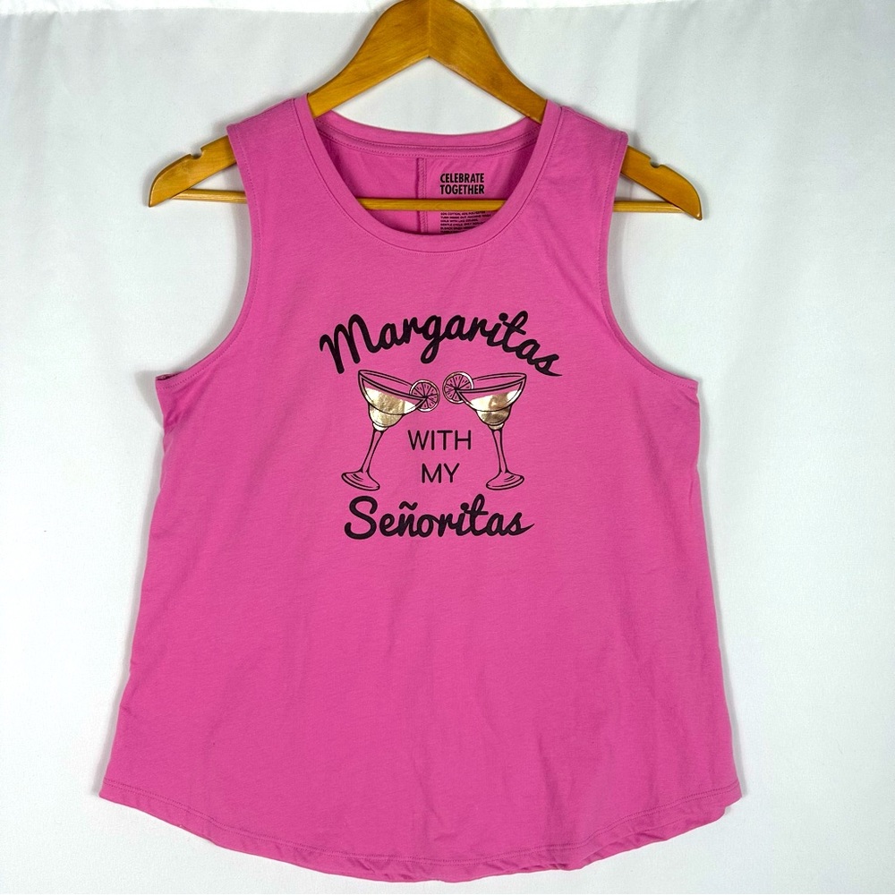 Margaritas with my Sénioritas Tank Top
